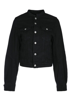 MM6 Maison Margiela Single-stitch denim jacket - Black