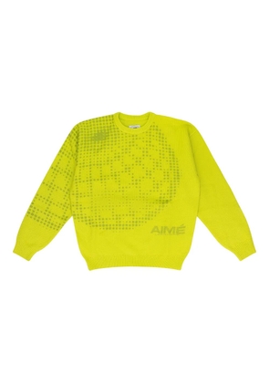 Aimé Leon Dore x New Balance geo-print sweater - Yellow