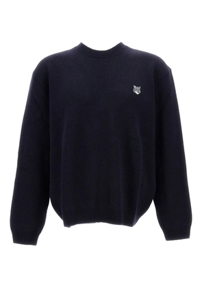 Maison Kitsuné crew-neck sweater - Blue