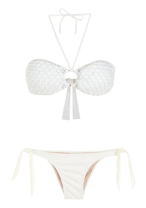 Amir Slama halter-neck bikini set - White