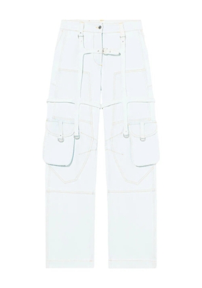 Off-White multiple-pocket cargo jeans - Blue