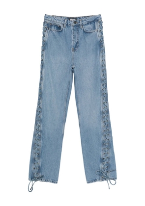 ROTATE BIRGER CHRISTENSEN lace-up jeans - Blue