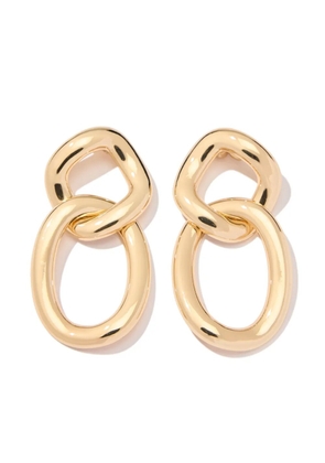 Carolina Herrera oversize chain link earrings - Gold
