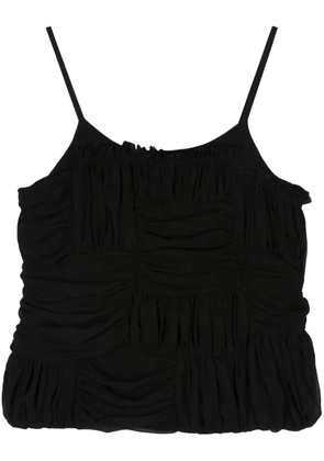 Comme Des Garçons Comme Des Garçons draped-detail blouse - Black