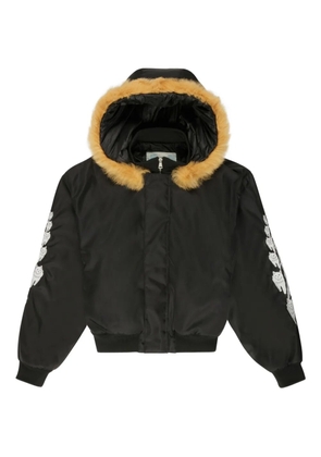 Bally Curling hooded bomber jacket - Black