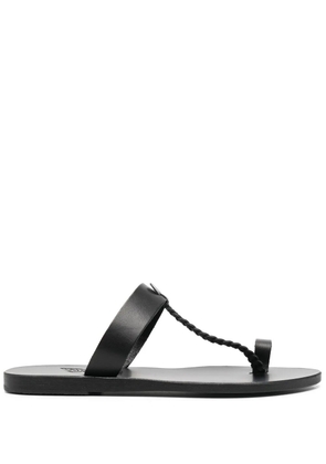 Ancient Greek Sandals Melpomeni greek sandals - Black