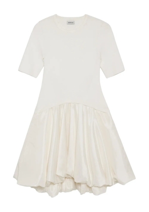 Simkhai Kenny bubble-hem mini dress - White