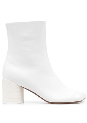 MM6 Maison Margiela Anatomic 70mm leather boots - White