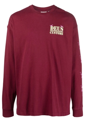 Deus Ex Machina Pub Nuisance long-sleeve T-shirt - Red