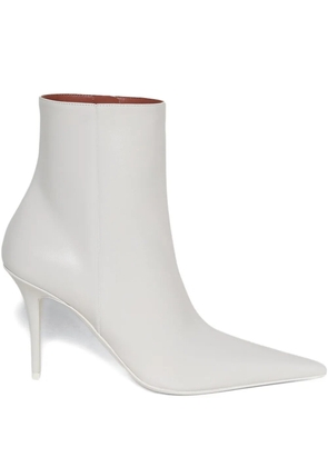 Amina Muaddi 90mm Barbara boots - White