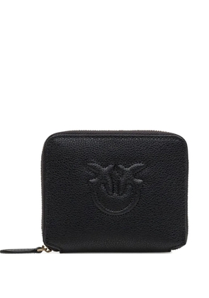 PINKO Taylor embossed logo zip-around purse - Black