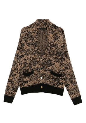 Gabriele Pasini shawl-collar pocket cardigan - Brown