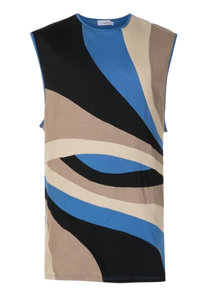 Amir Slama colour-block panelled tank top - Neutrals