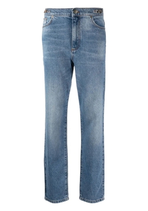 TWINSET stonewashed straight-leg jeans - Blue