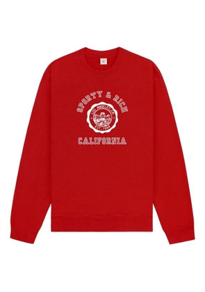Sporty & Rich graphic print sweatshirt - Red