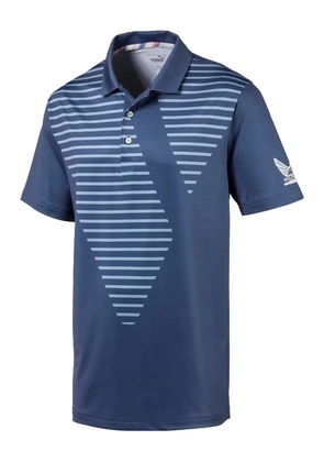 PUMA Volition Sky striped polo shirt - Blue