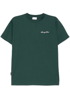 Family First logo-embroidered T-shirt - Green