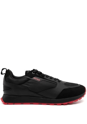 HUGO branded accents trainers - Black