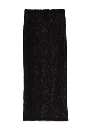 WARDROBE.NYC lace midi skirt - Black