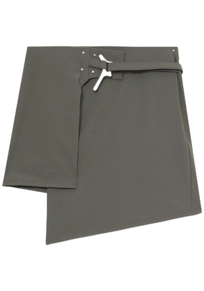 HELIOT EMIL asymmetric wrap skirt - Green
