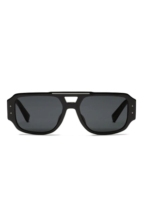 Dolce & Gabbana Eyewear DNA pilot-frame sunglasses - Black