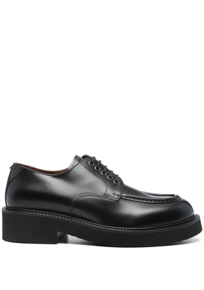 Valentino Garavani leather lace-up derby shoes - Black