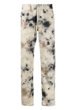 A-COLD-WALL* mouldy-effect slim-fit jeans - Grey