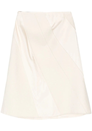 Jil Sander panelled midi skirt - Neutrals
