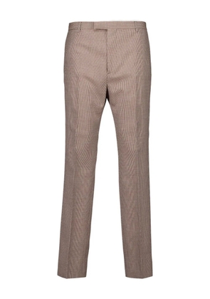Gucci gingham wool trousers - Neutrals