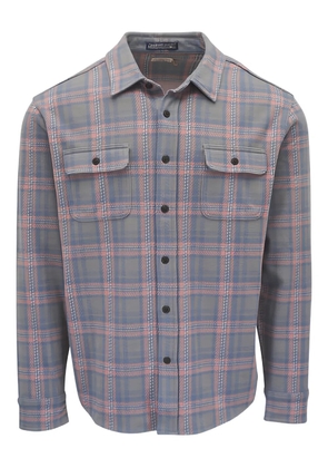 FAHERTY patch-pocket check-pattern shirt - Grey