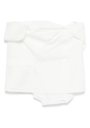 Miu Miu poplin top - White