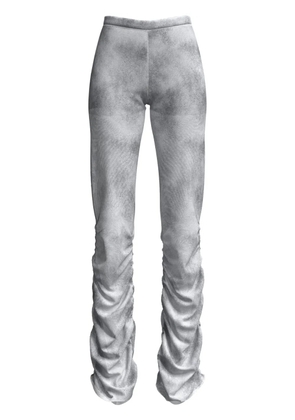 Maccapani The Ruched low-rise trousers - Grey