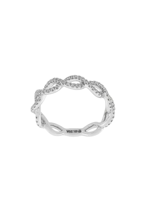 Wouters & Hendrix Gold Diamond Ribbon ring - Metallic