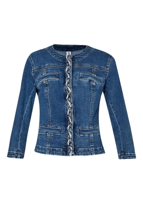 LIU JO braid denim jacket - Blue