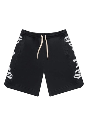 GODSPEED Courtside pattern track shorts - Black
