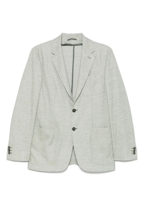 Canali textured blazer - Green