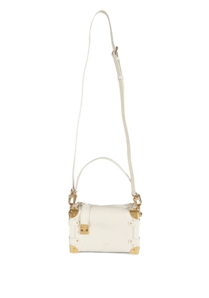 Louis Vuitton Pre-Owned 2021-2024 Side Trunk PM corner-detail shoulder bag - White