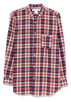 Comme Des Garçons Shirt plaid-check shirt - Blue