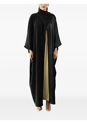 MOONLIGHT CONCEPT scarf-detail crepe abaya - Black