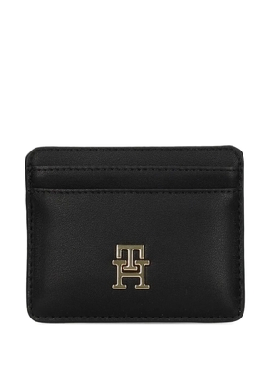Tommy Hilfiger logo-plaque cardholder - Black