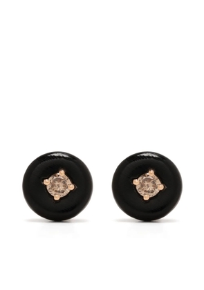 Fernando Jorge 18kt rose gold Orbit Medium diamond and horn studs