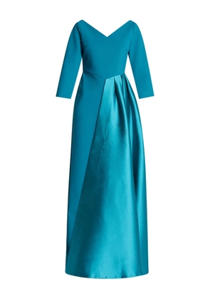Greta Constantine Percier V-neck gown - Blue