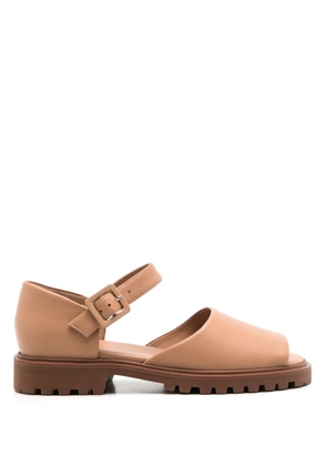 Sarah Chofakian Blanche leather sandals - Brown
