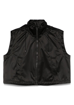 FENDI satin gilet - Black