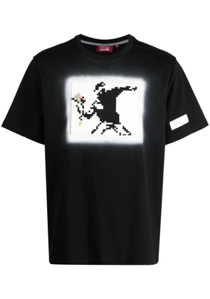 Mostly Heard Rarely Seen 8-Bit Throwing The Bouquet cotton T-shirt - Black