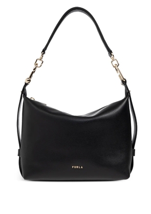 Furla small Tonie chain-detail leather tote bag - Black