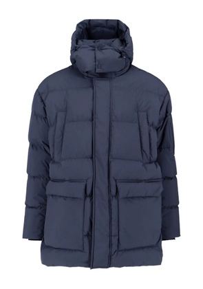 Herno hooded pocket coat - Blue