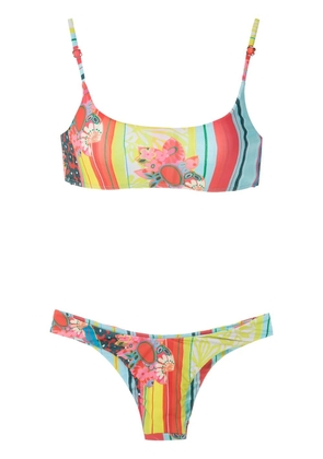 Amir Slama printed bikini set - Multicolour