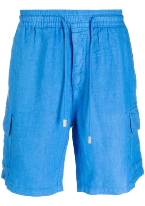 Vilebrequin logo-patch swim shorts - Blue