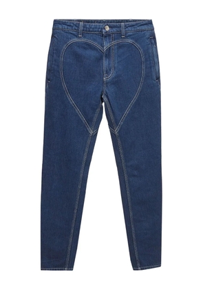 Burberry Pre-Owned heart-shaped seam detail jeans - Blue